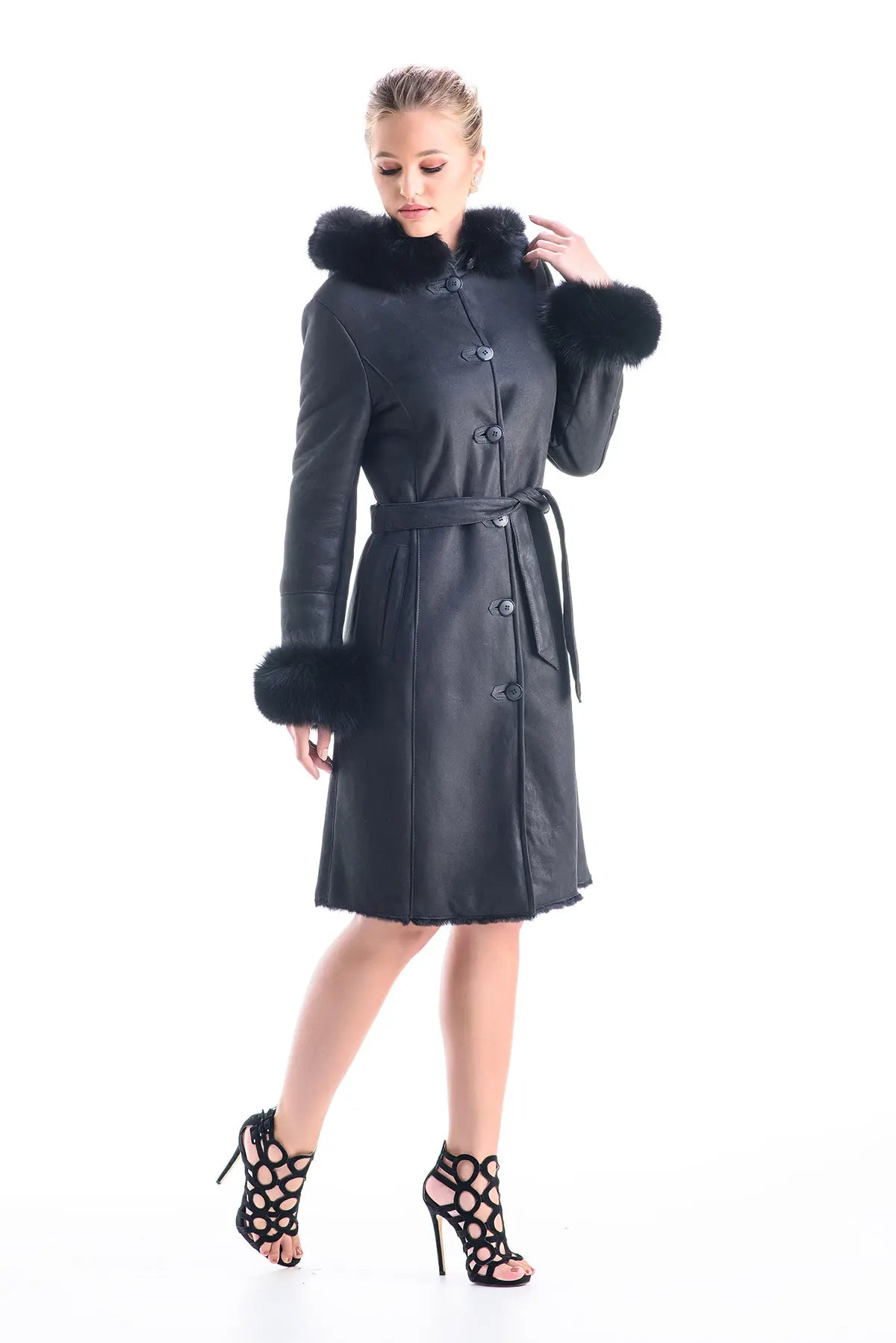 Shearling coat