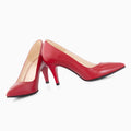 Stiletto Red Leather Shoes